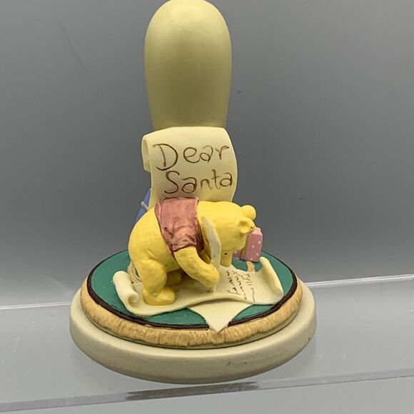 Disney 1996 Brown Bag Cookie Art Stamp Winnie the Pooh Dear Santa Christmas Gift - Picture 1 of 9